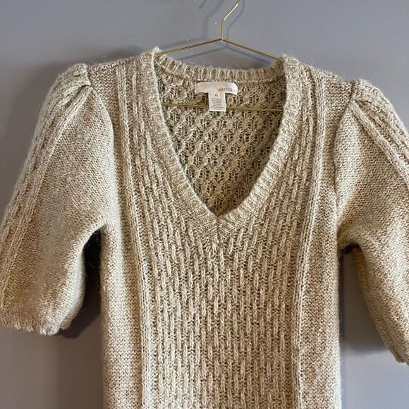 Kaisely Wool/Alpaca Blend Short Sleeve Sweater Dress | SZ M - Picture 7 of 12